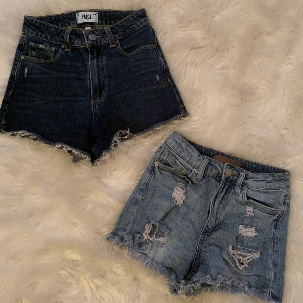 Cut off denim HIGH WAIST